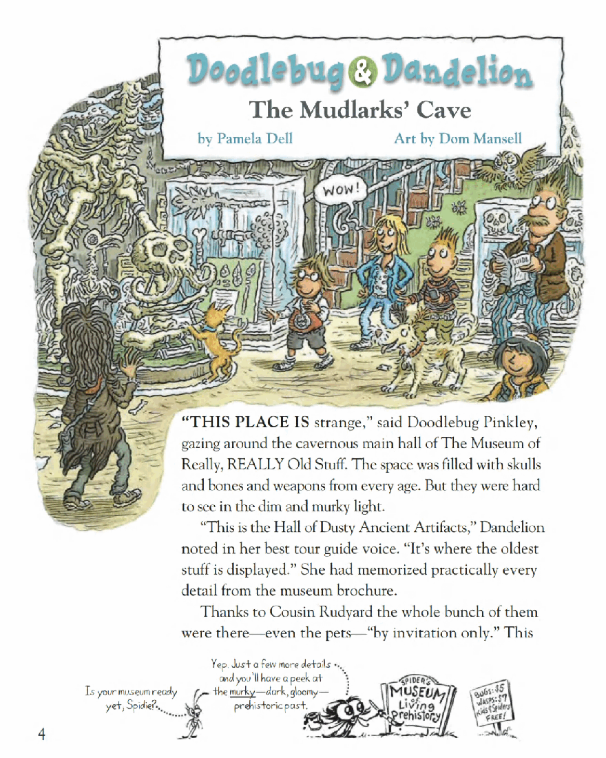 北美儿童文学杂志红蜘蛛4. Spider Magazine Stories, Games, Activites and Puzzles for Children and Kids - April 2016.pdf,第4页预览