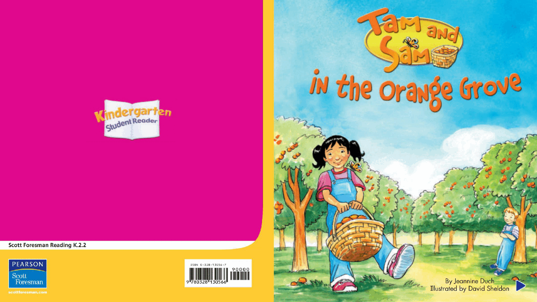 Pearson 0-6岁低幼读物K_OLR_2.2 Tam and Sam in the Orange Grove.pdf,第1页预览