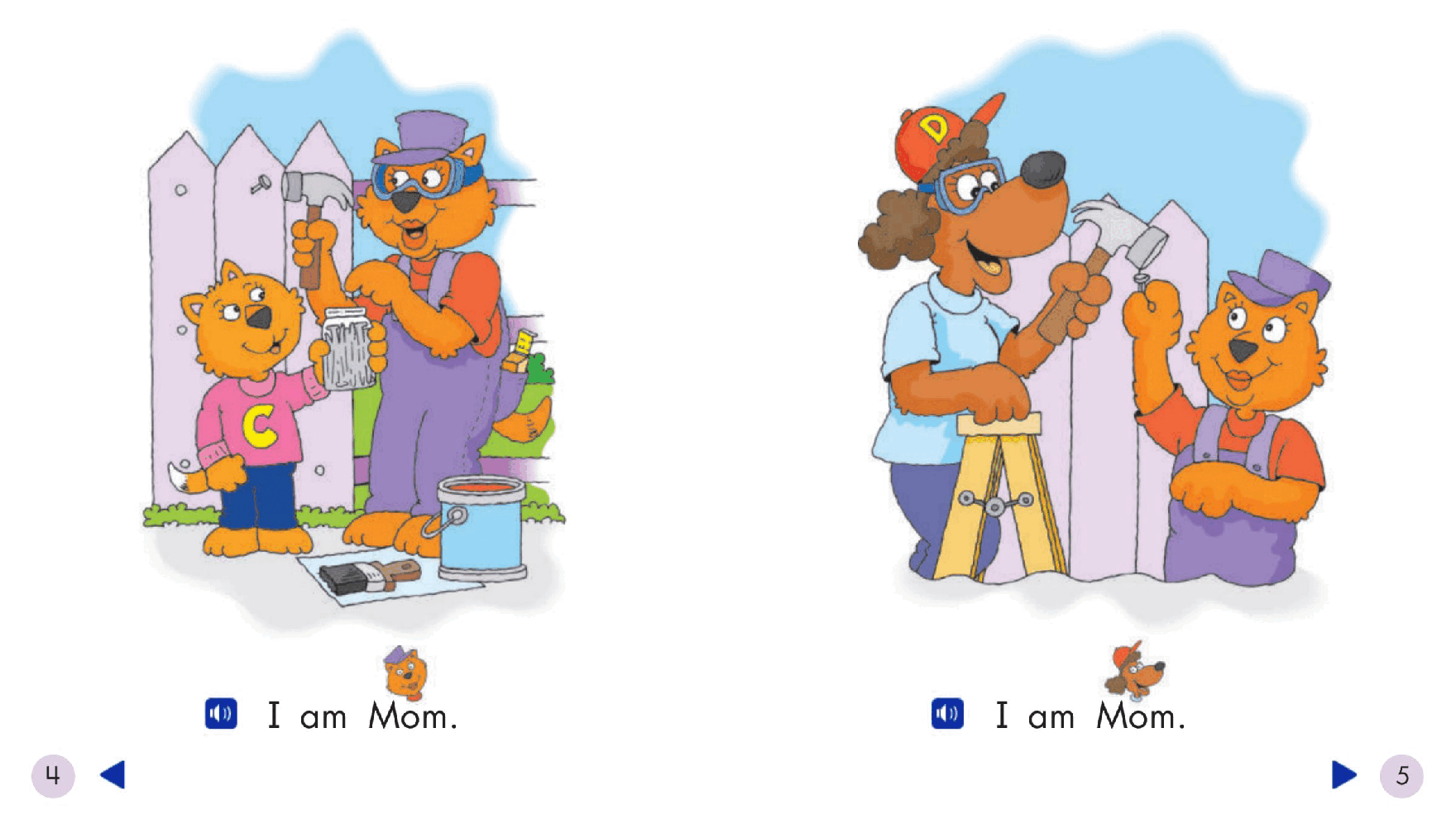 Pearson 0-6岁低幼读物K_OLR_1.2 Cat and Dog Work Together.pdf,第4页预览