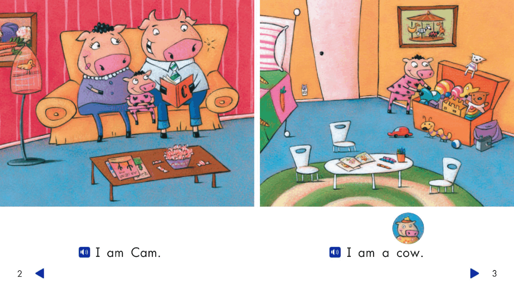 Pearson 0-6岁低幼读物Cam the Cow.pdf,第3页预览
