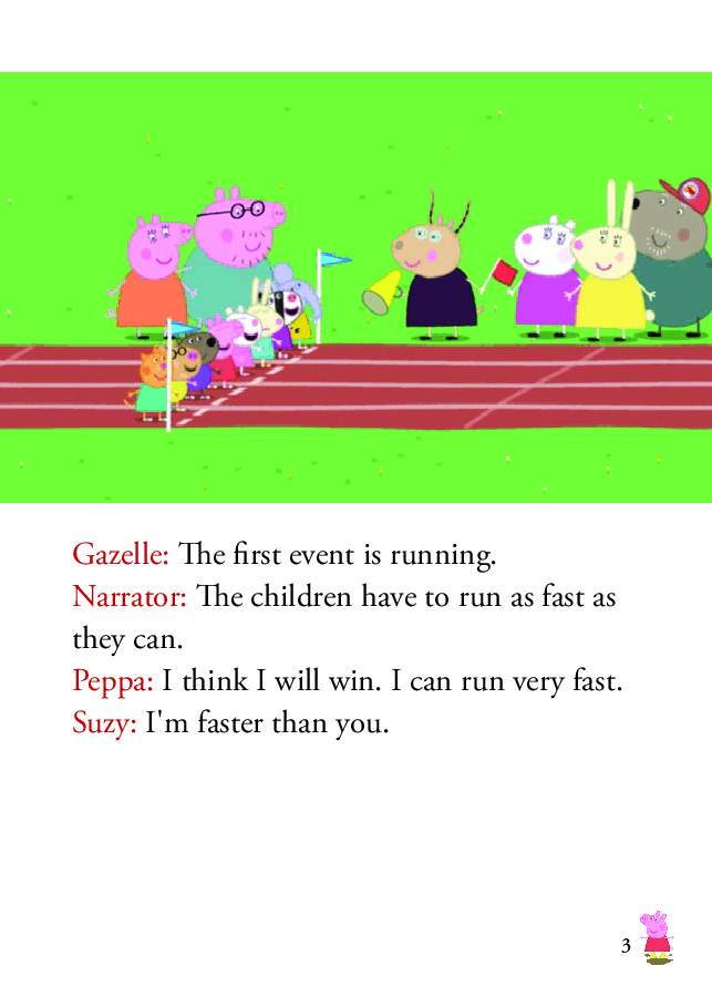 粉红猪小妹第2季53本自制绘本S2-24 Sports day.pdf,第3页预览