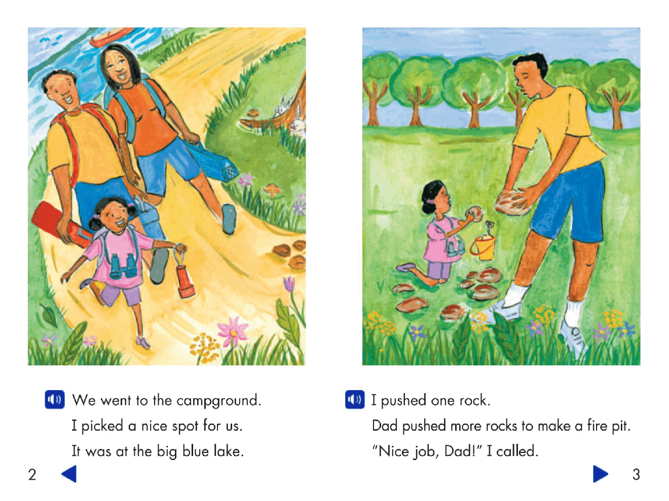 Pearson 0-6岁低幼读物Putting Up the Tent.pdf,第3页预览