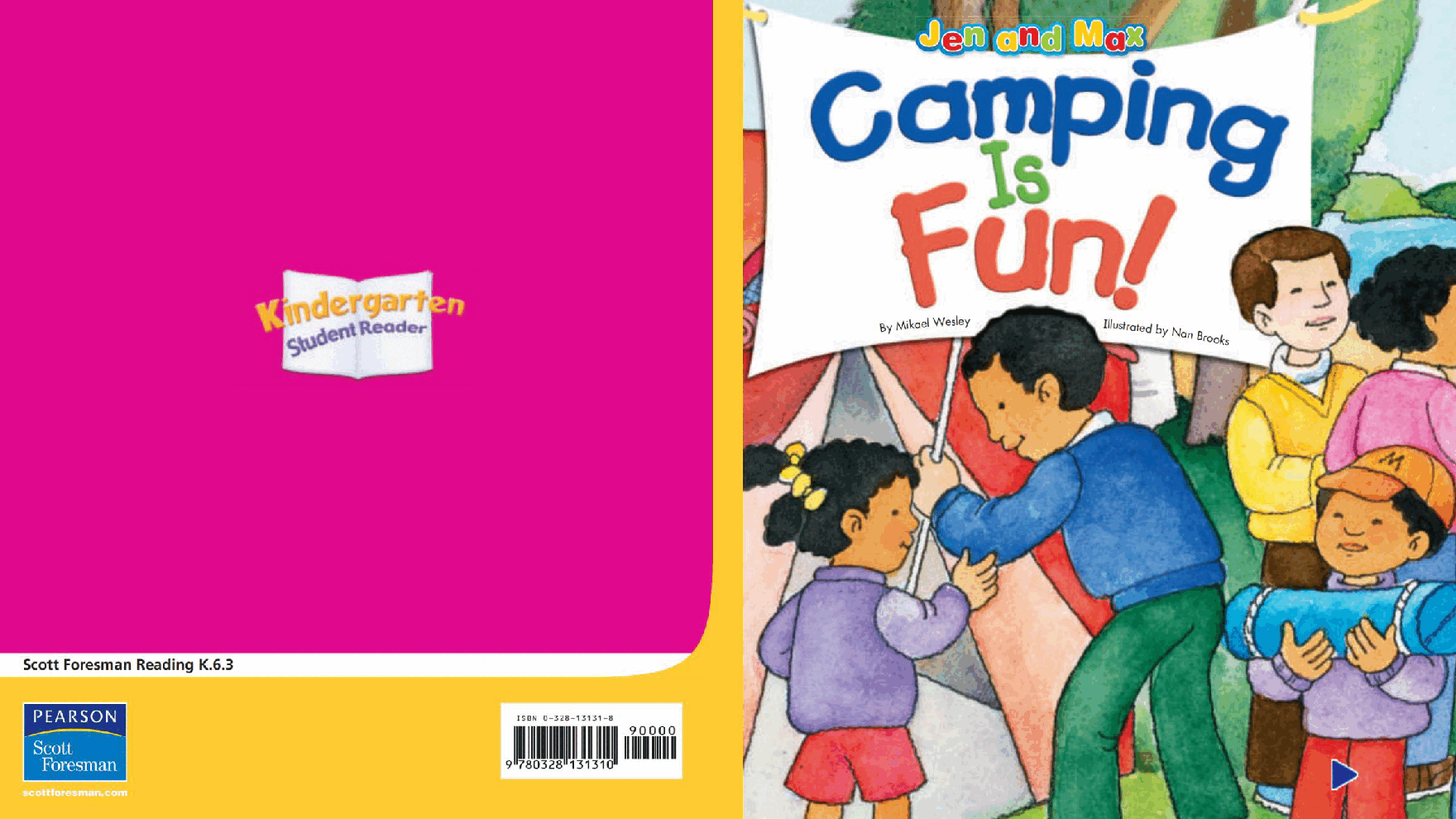 Pearson 0-6岁低幼读物K_OLR_6.3 Camping Is Fun!.pdf，第1页预览