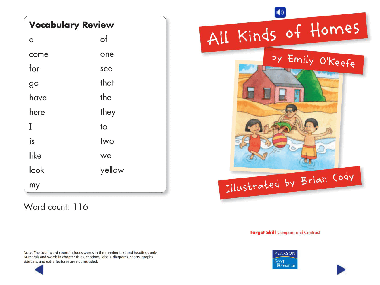 Pearson 0-6岁低幼读物All Kinds of Homes.pdf，第2页预览