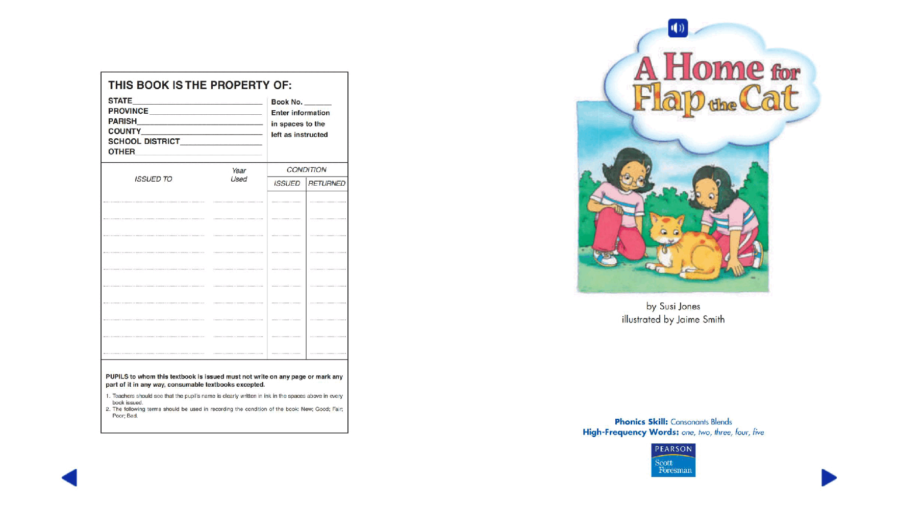 Pearson 0-6岁低幼读物K_OLR_4.3 A Home for Flap the Cat.pdf,第2页预览