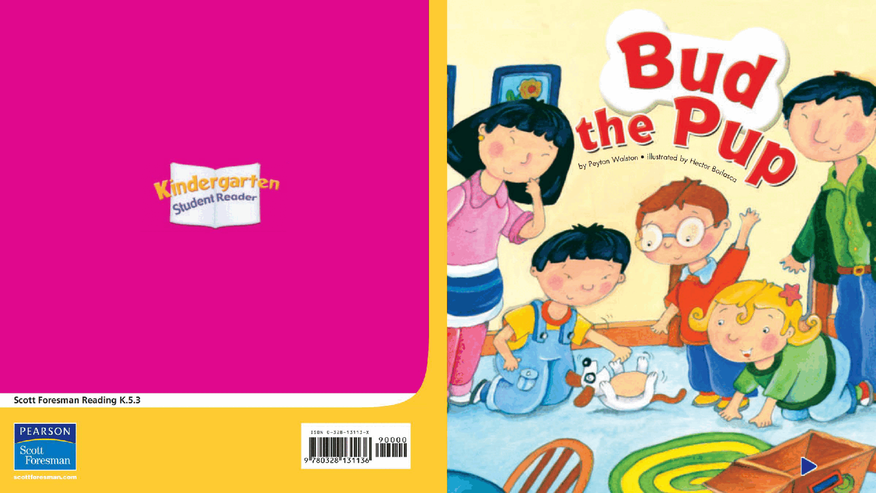 Pearson 0-6岁低幼读物K_OLR_5.3 Bud the Pup.pdf，第1页预览