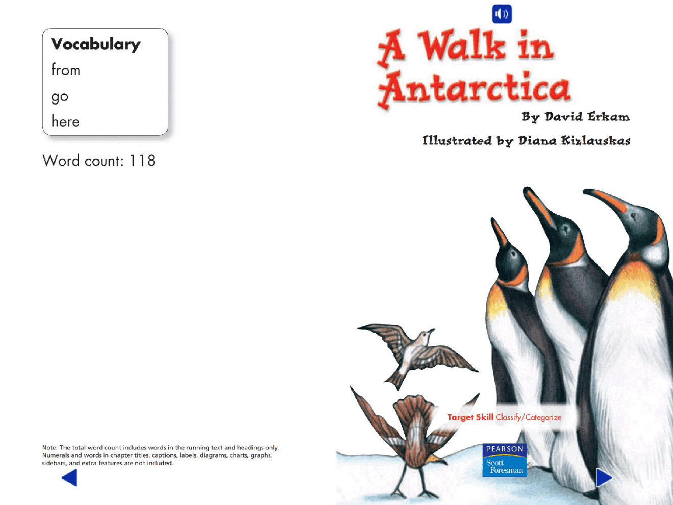 Pearson 0-6岁低幼读物A Walk in Antarctica.pdf,第2页预览