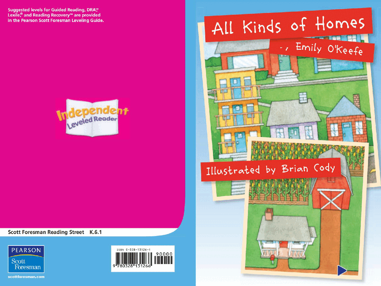 Pearson 0-6岁低幼读物All Kinds of Homes.pdf，第1页预览