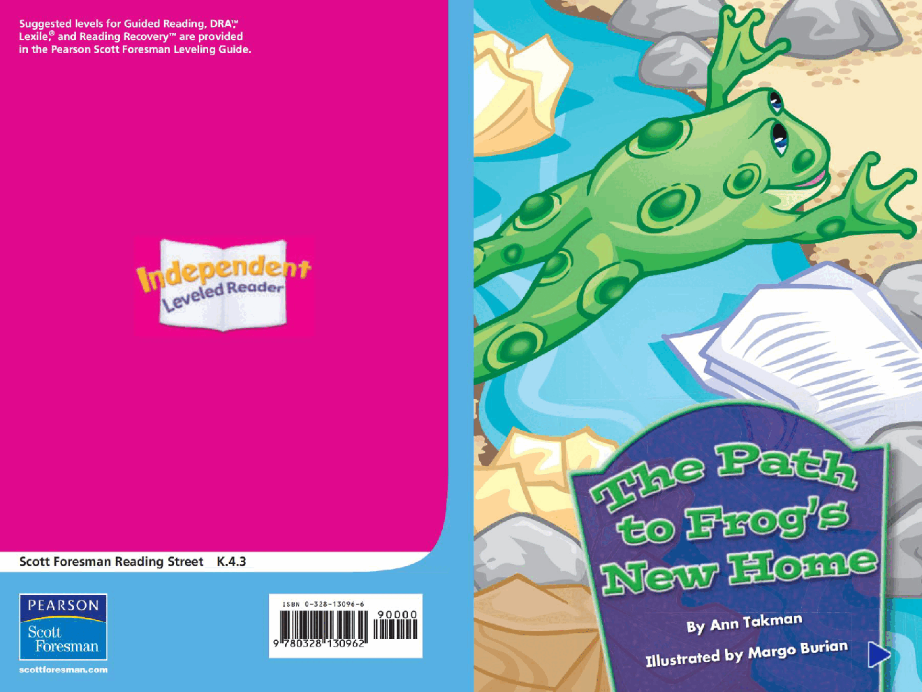Pearson 0-6岁低幼读物The Path to Frog's New Home.pdf，第1页预览