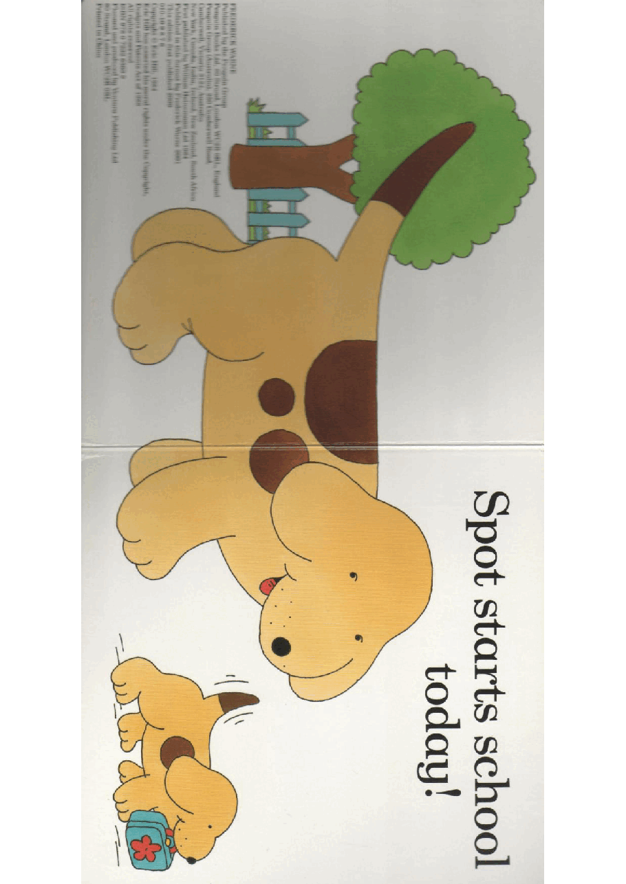 斑点狗小玻系列Spot goes to school.pdf,第2页预览