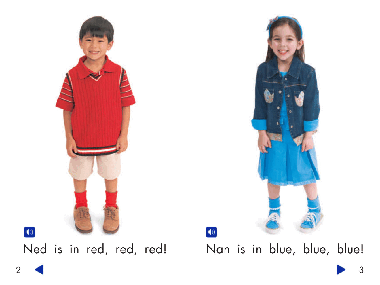 Pearson 0-6岁低幼读物Reds and Blues.pdf,第3页预览