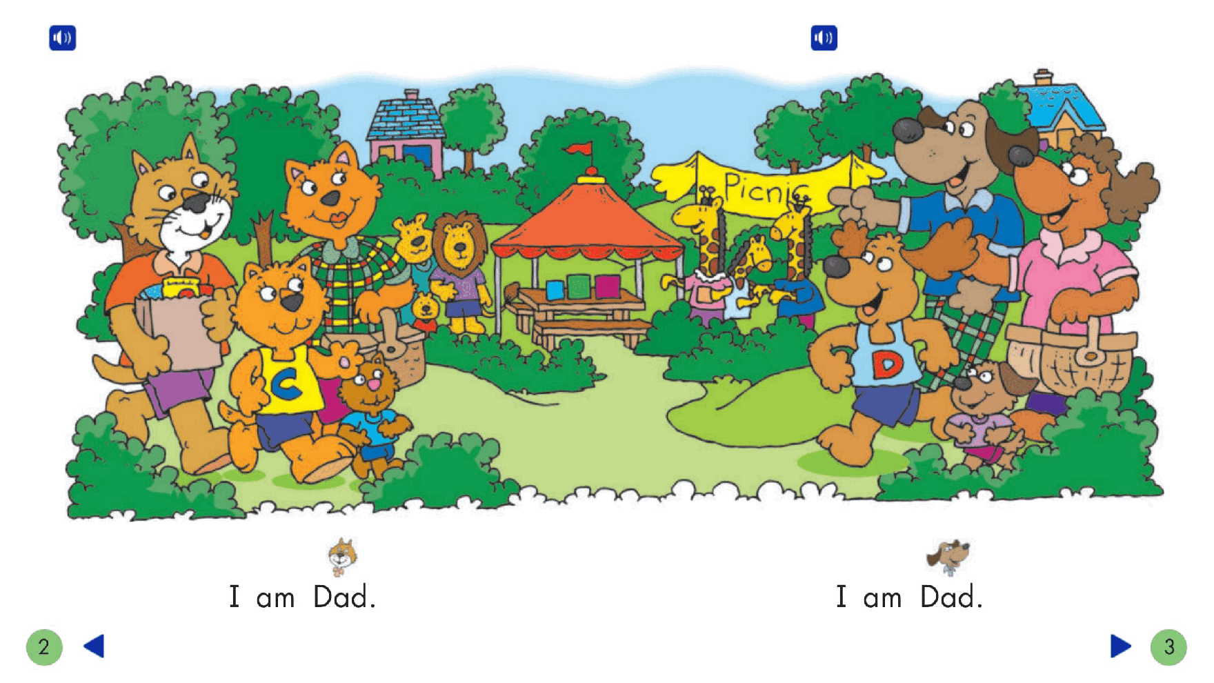 Pearson 0-6岁低幼读物K_OLR_1.3 Cat and Dog Play Together.pdf,第3页预览