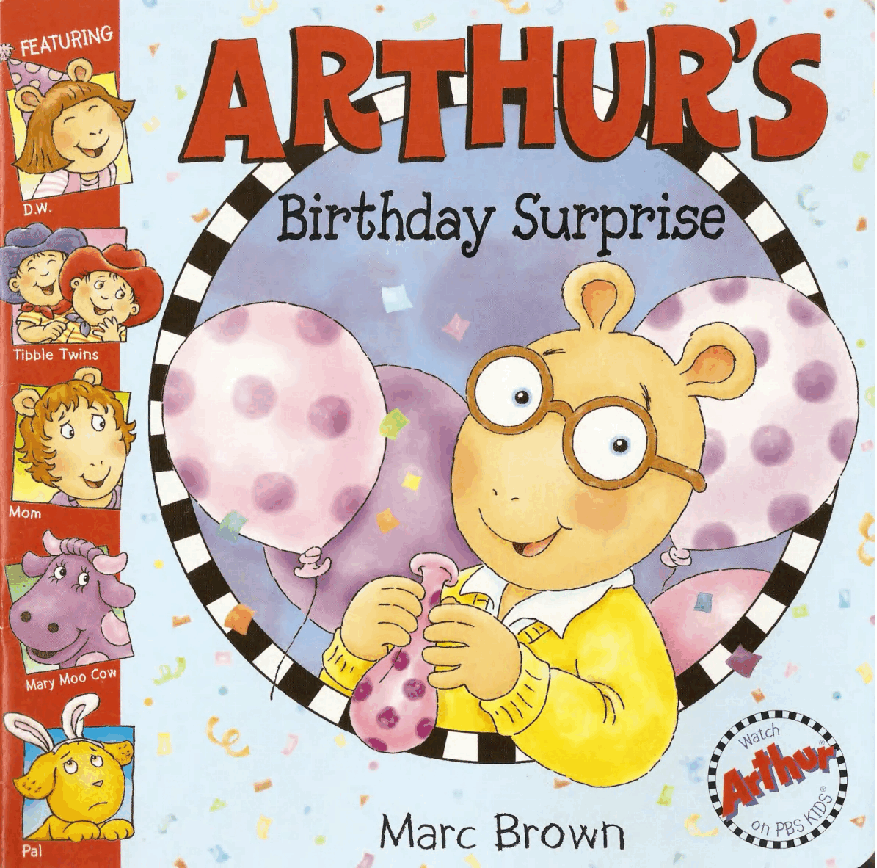 Arthur色彩更亮的系列—Arthur__s_Birthday_Surprise.pdf,第1页预览
