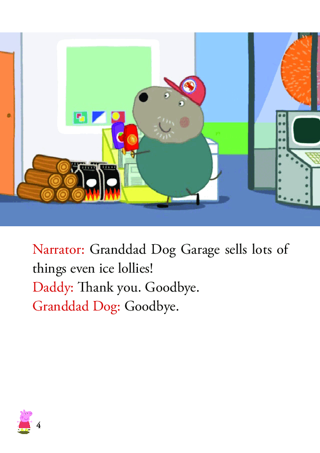 粉红猪小妹第2季53本自制绘本S2-26 Granddad Dogs Garage (yishan624).pdf,第4页预览