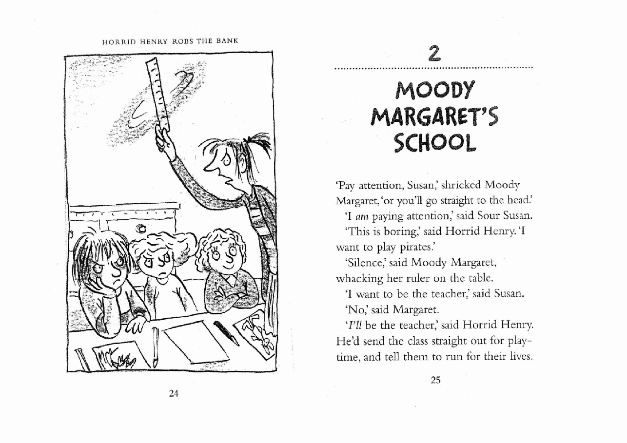 调皮的亨利英文绘本2 Moody Margaret's School.pdf,第1页预览