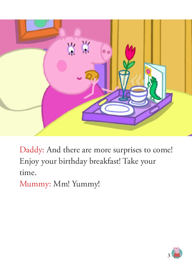 粉红猪小妹第1季52本自制绘本S1-21_Mummy_Pig_s_Birthday.pdf,第3页预览