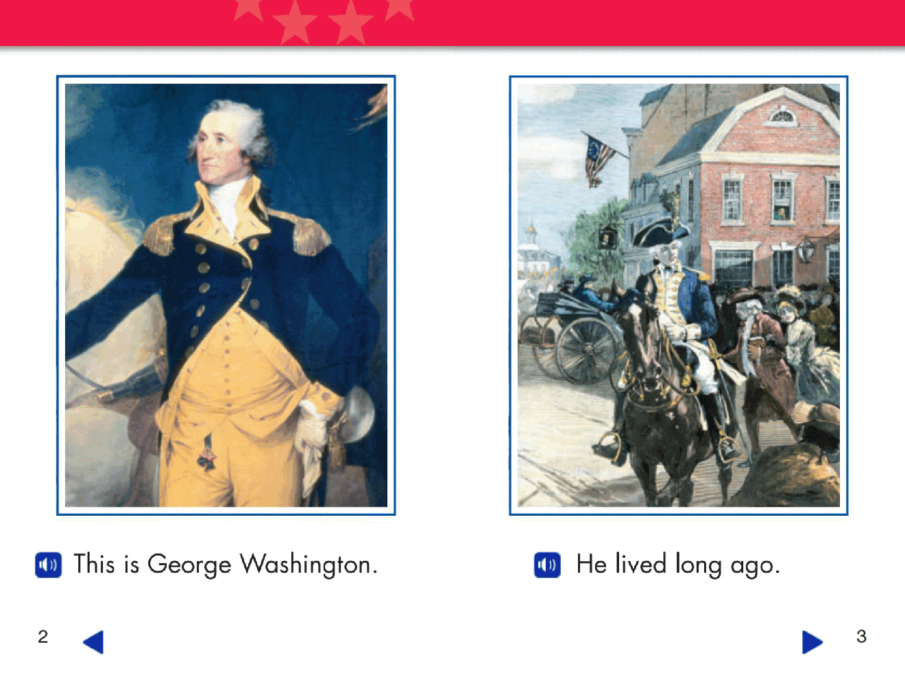 Pearson 0-6岁低幼读物George Washington.pdf，第3页预览
