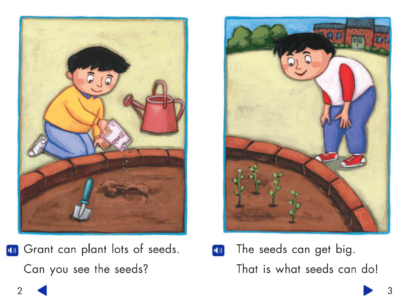 Pearson 0-6岁低幼读物From Seeds to Plants.pdf,第3页预览