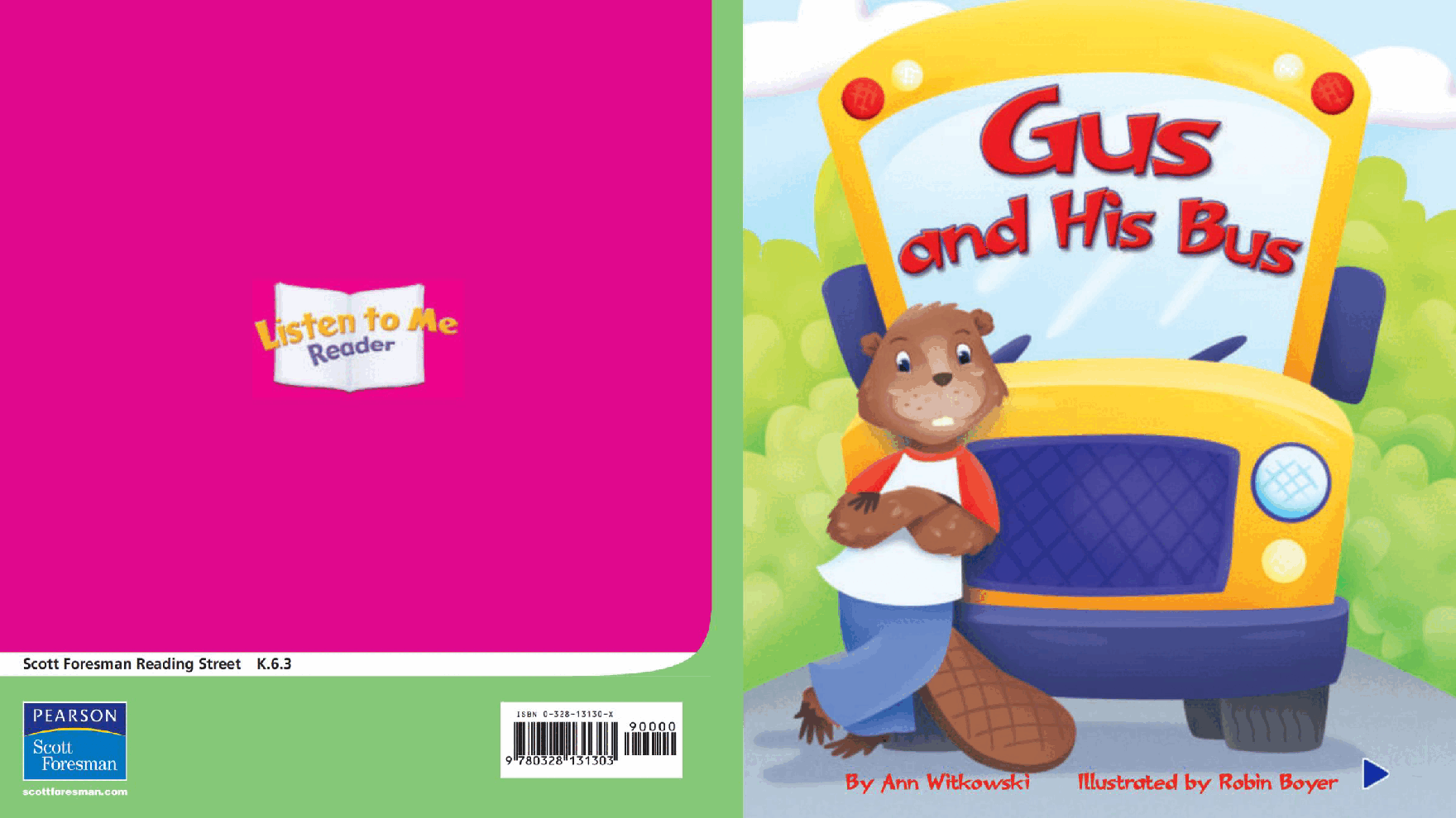 Pearson 0-6岁低幼读物Gus and His Bus.pdf,第1页预览