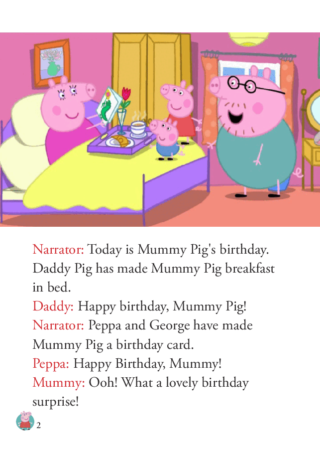粉红猪小妹第1季52本自制绘本S1-21_Mummy_Pig_s_Birthday.pdf,第2页预览