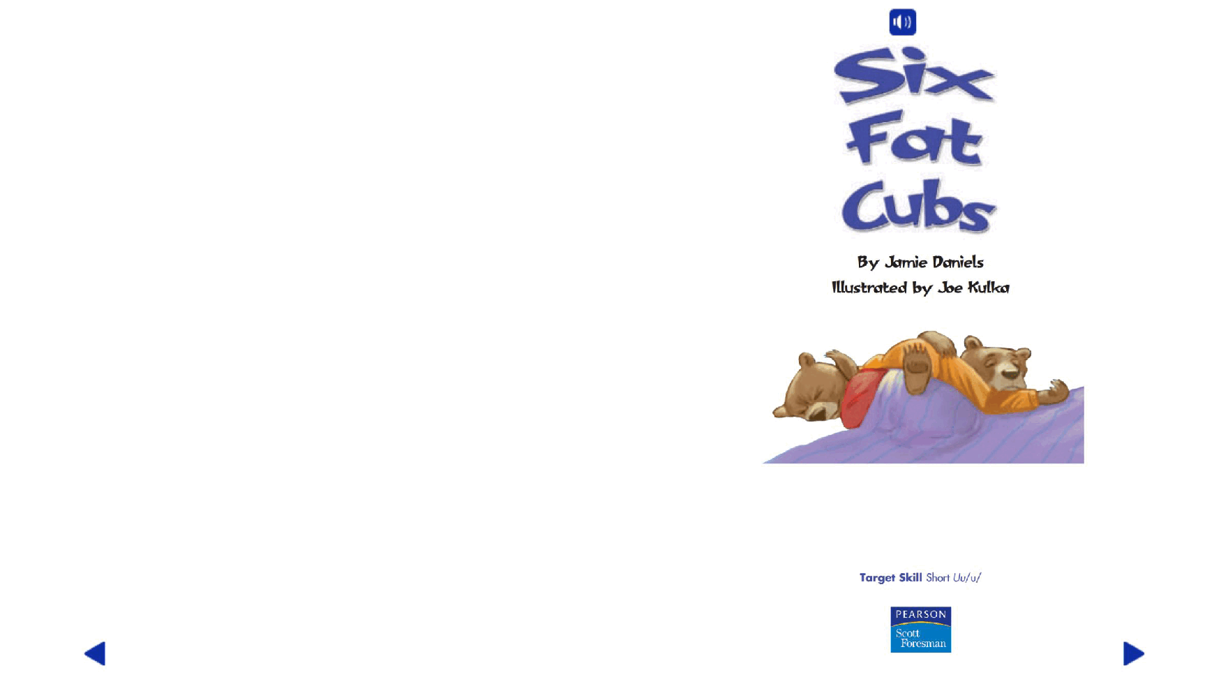 Pearson 0-6岁低幼读物Six Fat Cubs.pdf,第2页预览