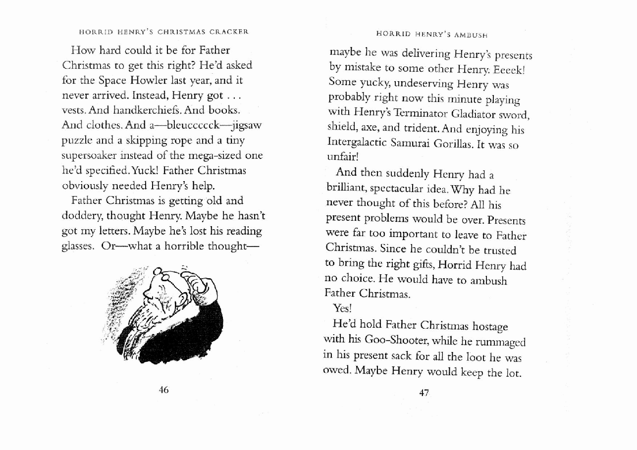 调皮的亨利英文绘本3 Horrid Henry's Ambush.pdf,第3页预览