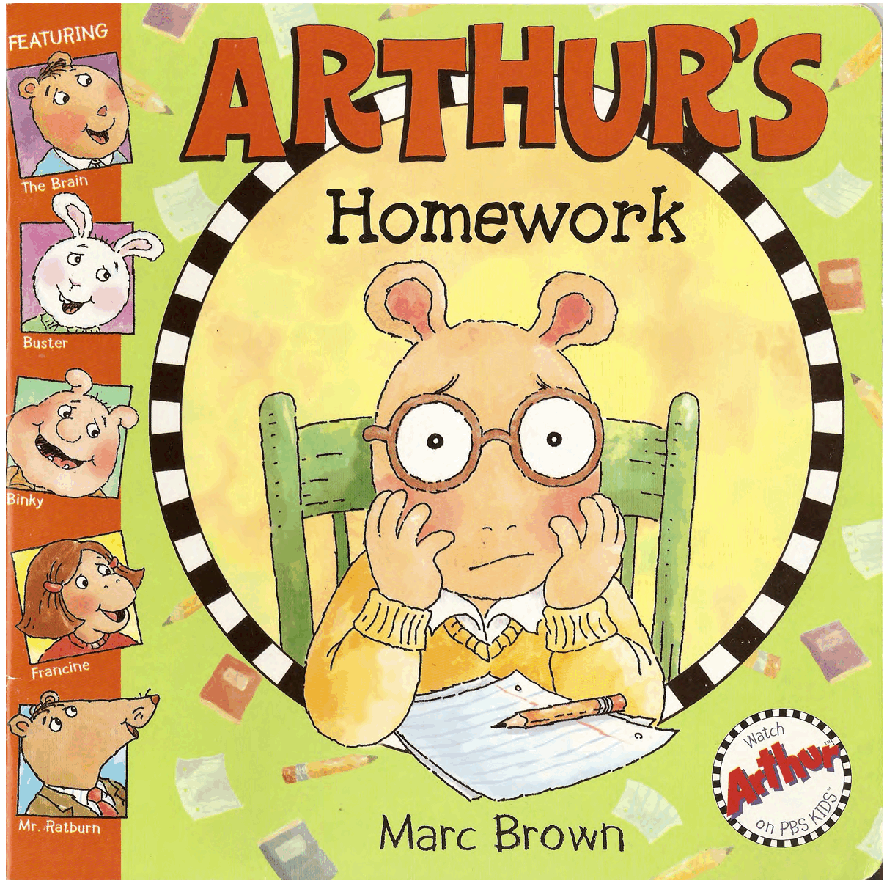 Arthur色彩更亮的系列—Arthur__s_homework.pdf,第1页预览