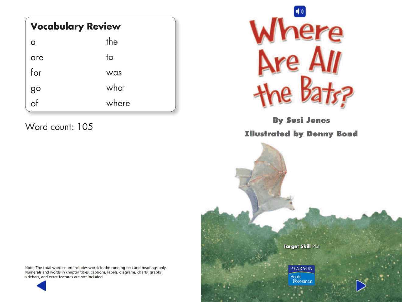 Pearson 0-6岁低幼读物Where Are All the Bats.pdf,第2页预览