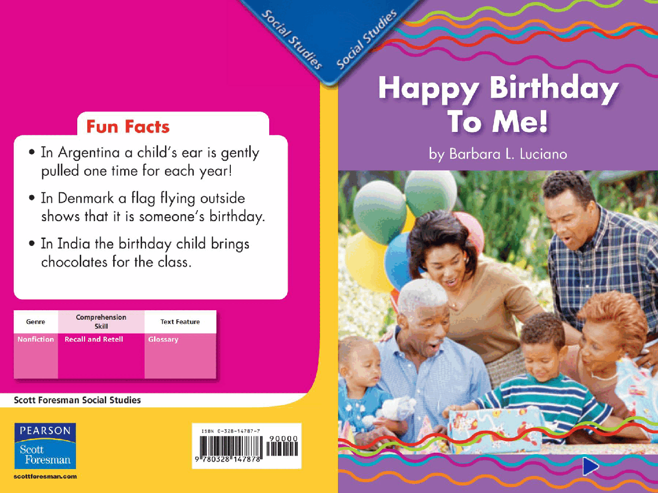 Pearson 0-6岁低幼读物Happy Birthday To Me!.pdf，第1页预览