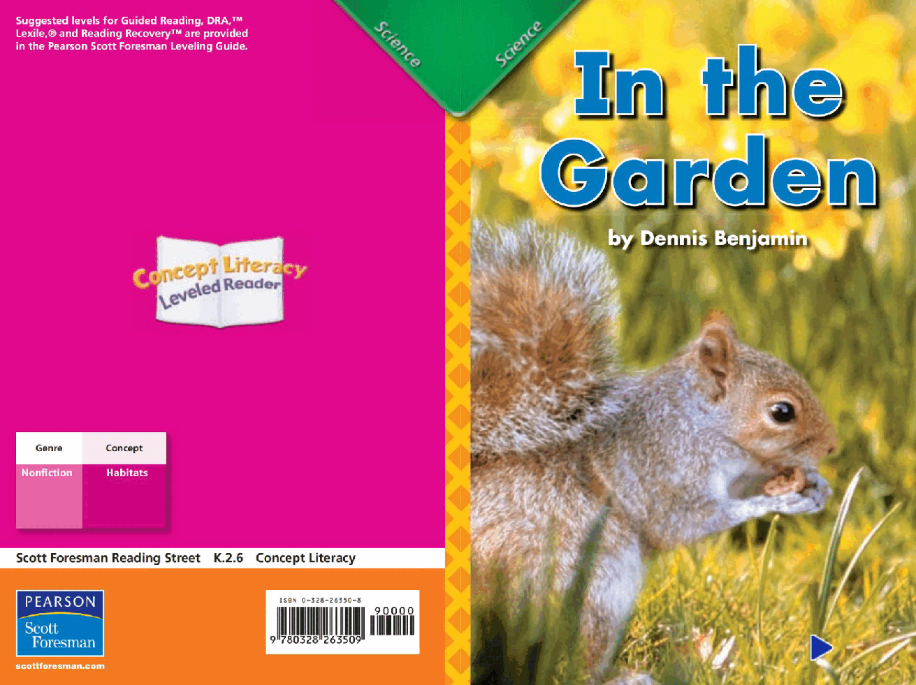 Pearson 0-6岁低幼读物In the Garden.pdf,第1页预览