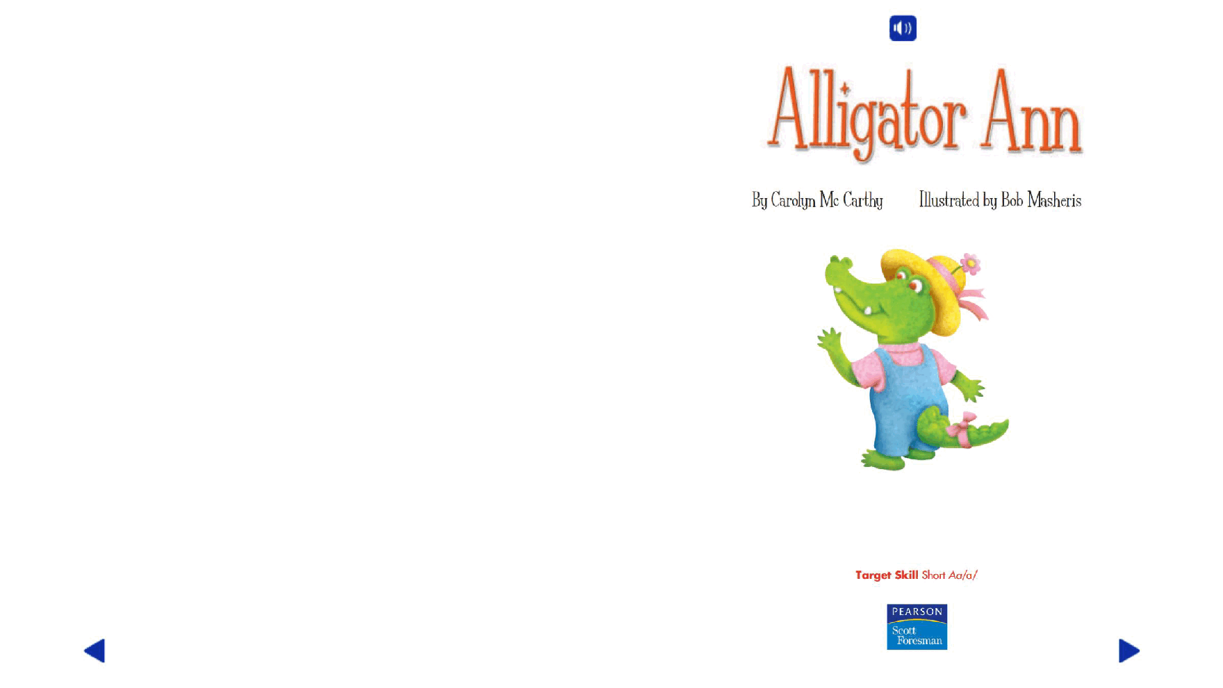 Pearson 0-6岁低幼读物Alligator Ann.pdf，第2页预览