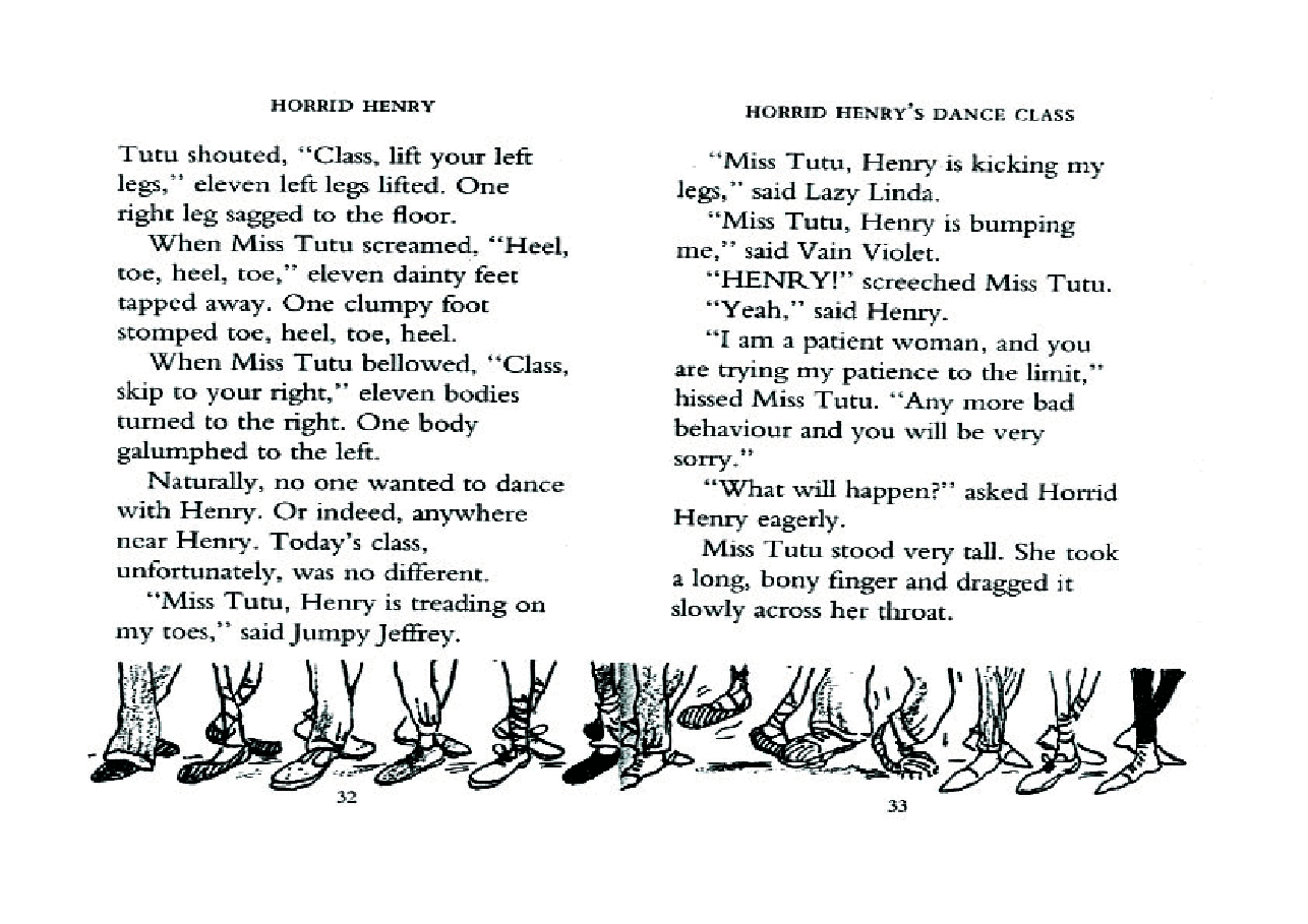 调皮的亨利英文绘本02 Horrid Henry's Dance Class.pdf,第4页预览