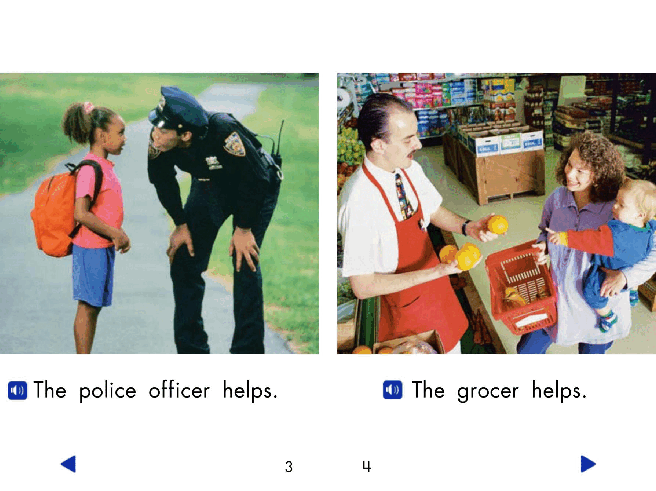 Pearson 0-6岁低幼读物Who Helps.pdf，第4页预览