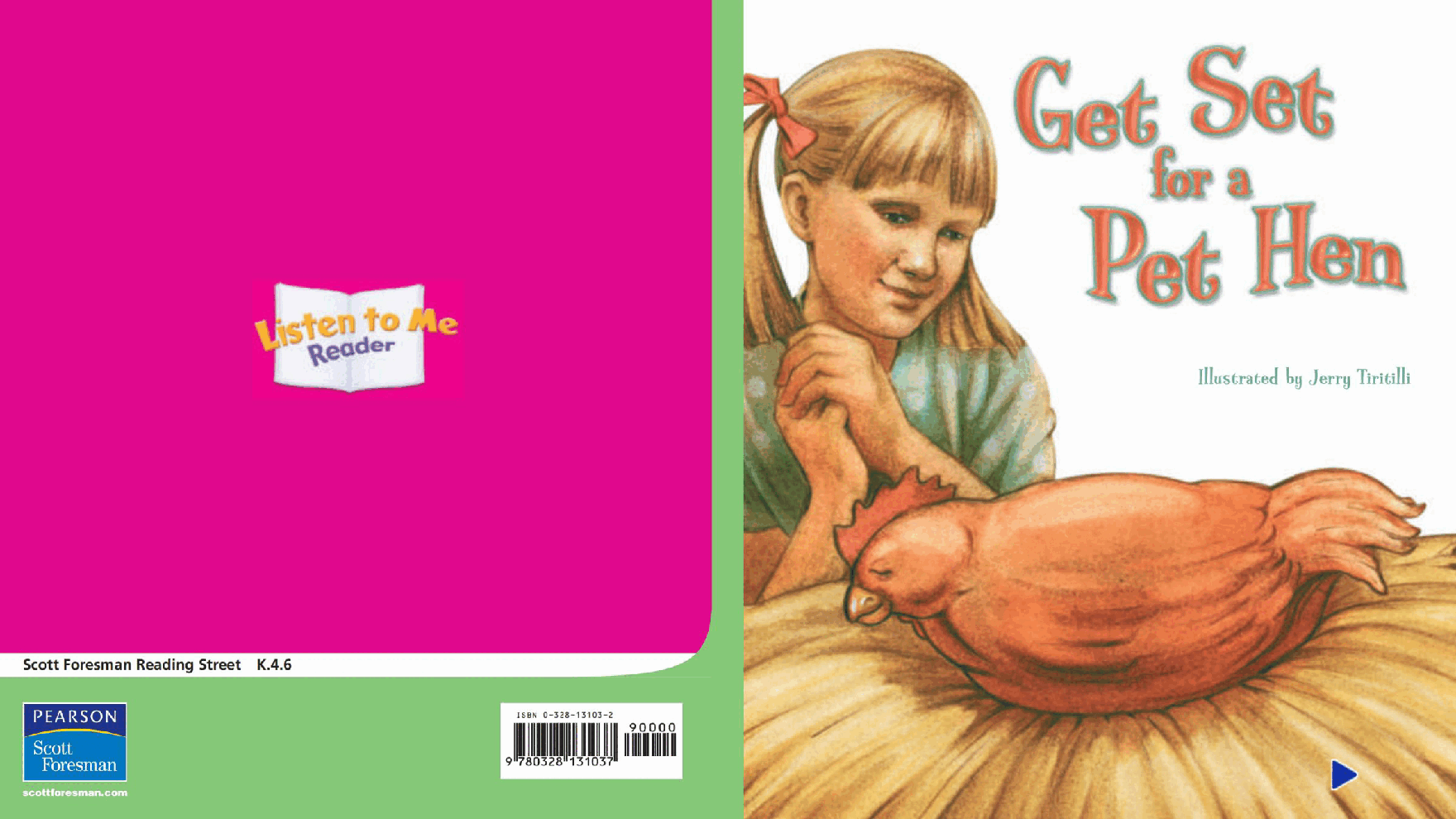 Pearson 0-6岁低幼读物Get Set for a Pet Hen.pdf,第1页预览