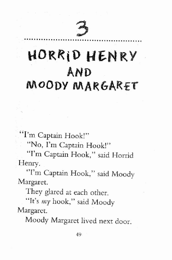 调皮的亨利英文绘本03 Horrid Henry and Moody Margaret.pdf,第2页预览