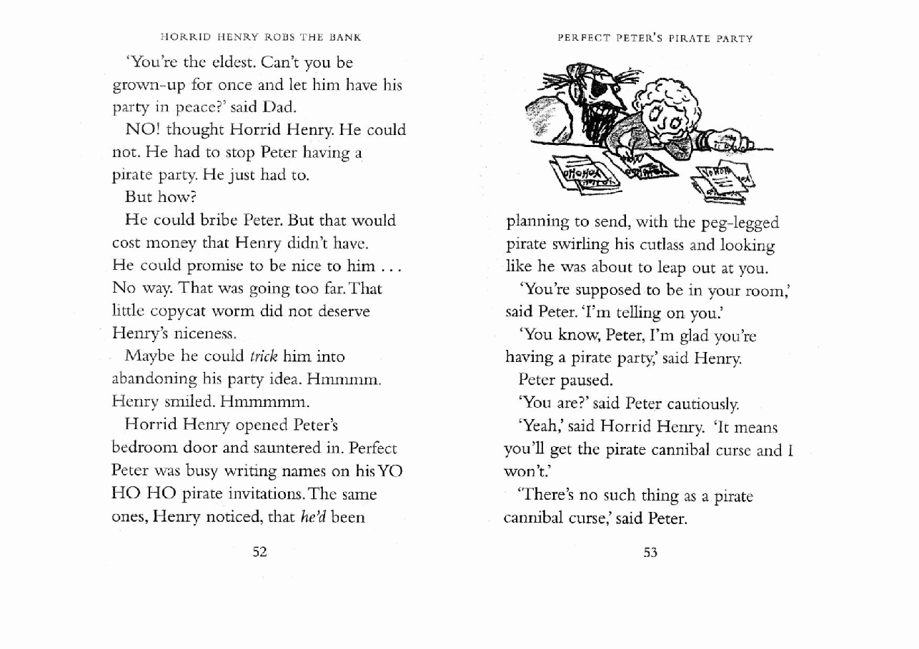 调皮的亨利英文绘本3 Perfect Peter's Pirate Party.pdf，第4页预览