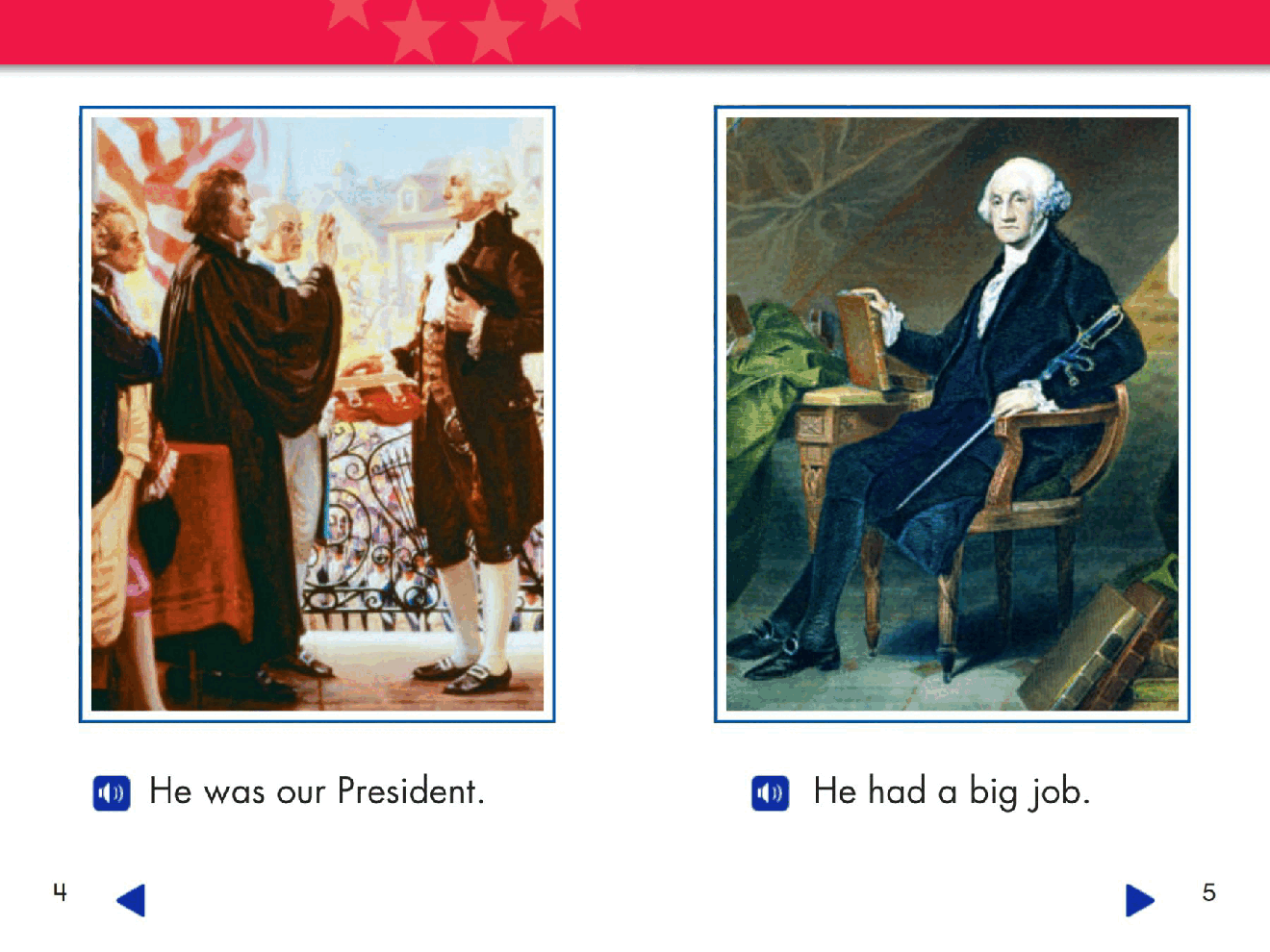 Pearson 0-6岁低幼读物George Washington.pdf，第4页预览