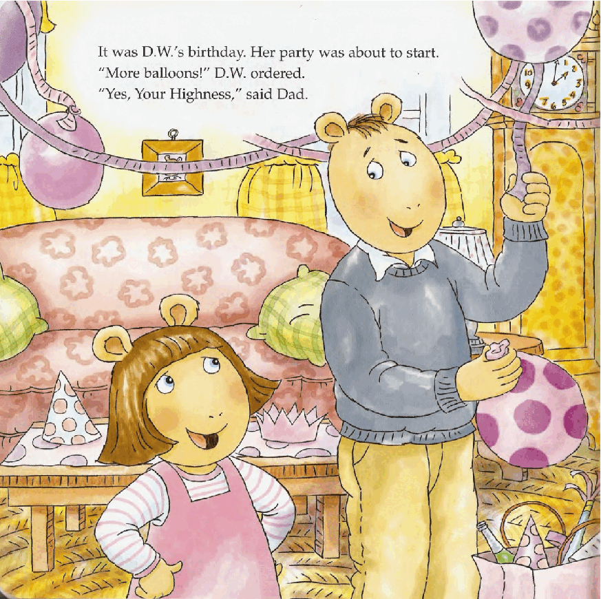 Arthur色彩更亮的系列—Arthur__s_Birthday_Surprise.pdf,第4页预览