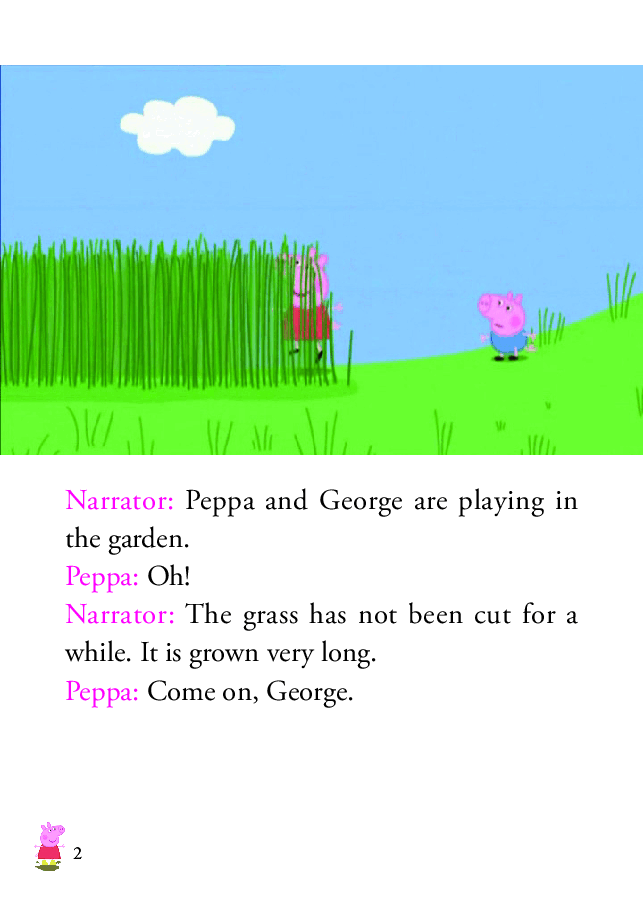 粉红猪小妹第2季53本自制绘本S2-17 The Long Grass.pdf，第2页预览