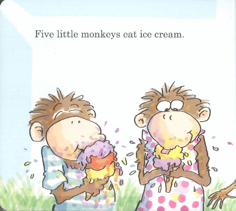 五只小猴子FIVE LITTLE MONKEYS JUMP IN THE BATH.pdf，第2页预览
