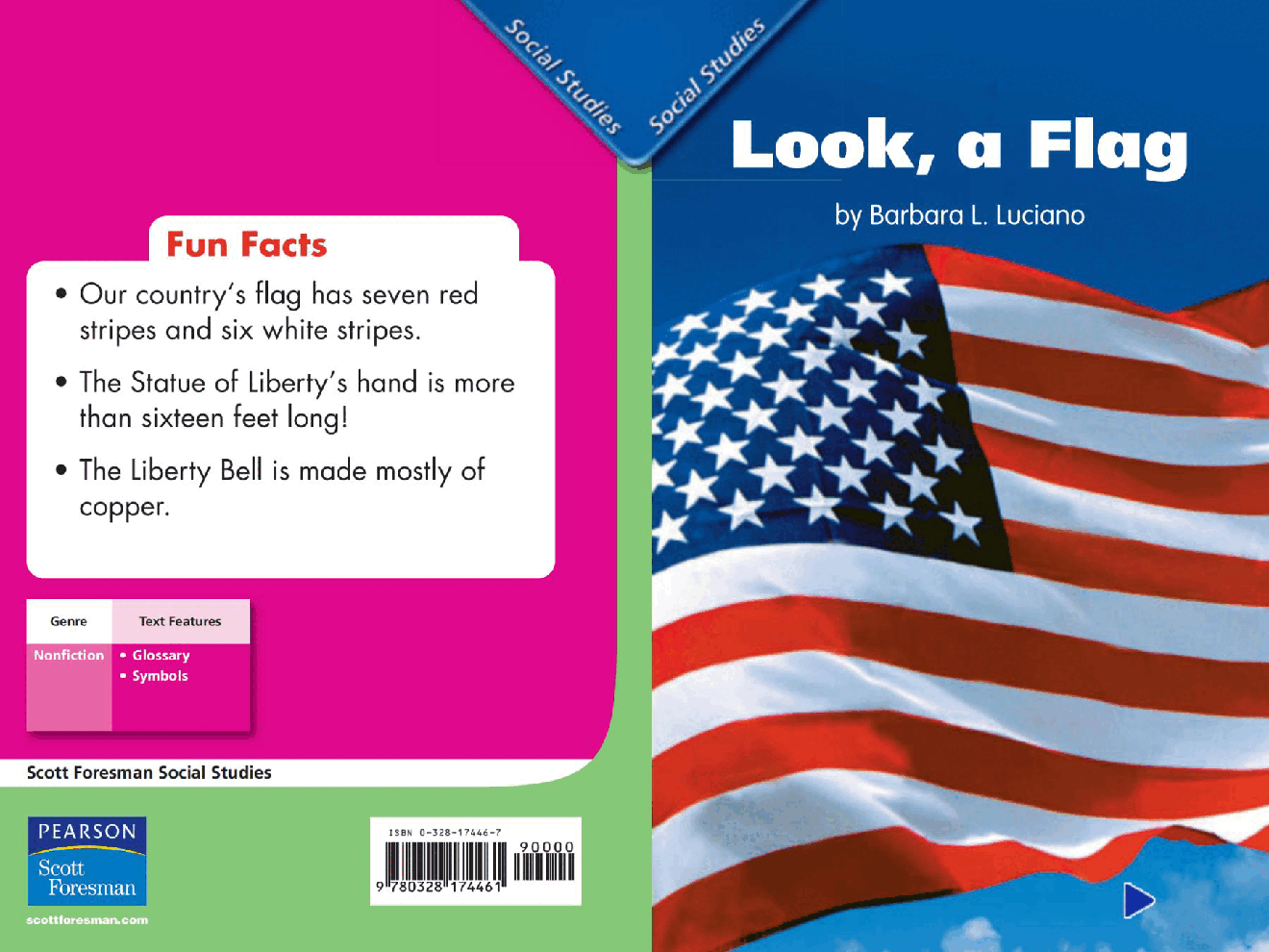 Pearson 0-6岁低幼读物Look, a Flag.pdf，第1页预览