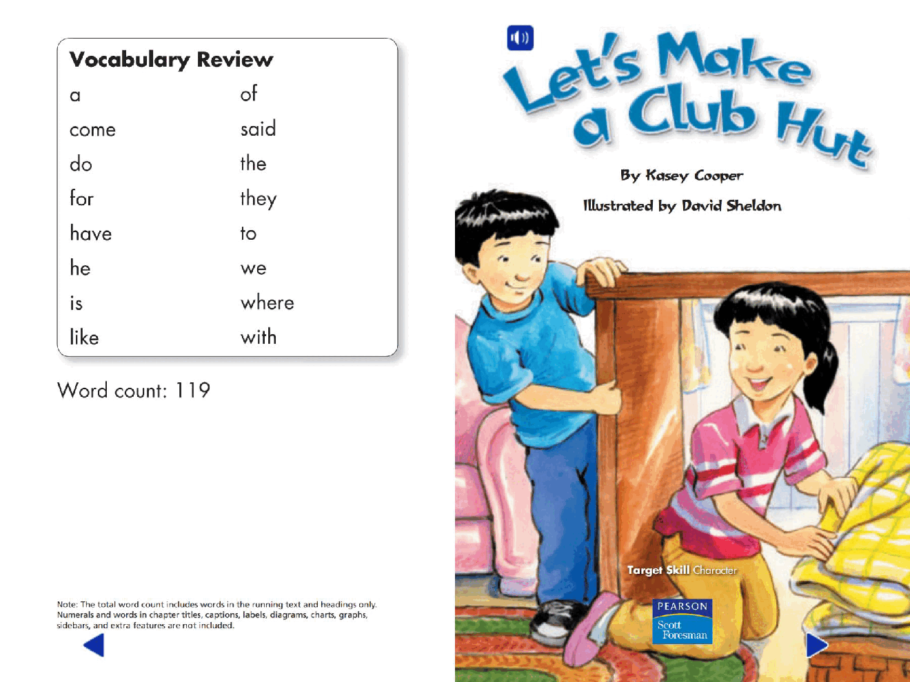 Pearson 0-6岁低幼读物Let's Make a Club House.pdf,第2页预览