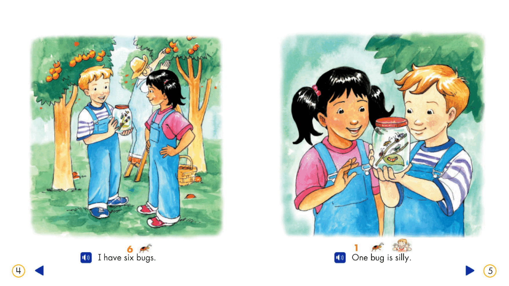 Pearson 0-6岁低幼读物K_OLR_2.2 Tam and Sam in the Orange Grove.pdf,第4页预览