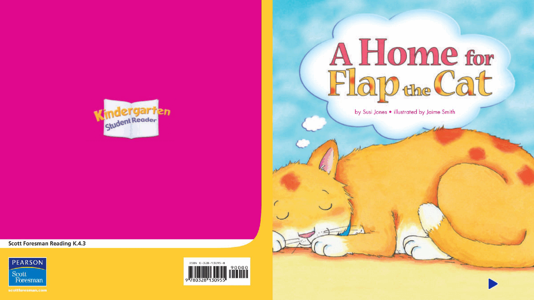 Pearson 0-6岁低幼读物K_OLR_4.3 A Home for Flap the Cat.pdf,第1页预览
