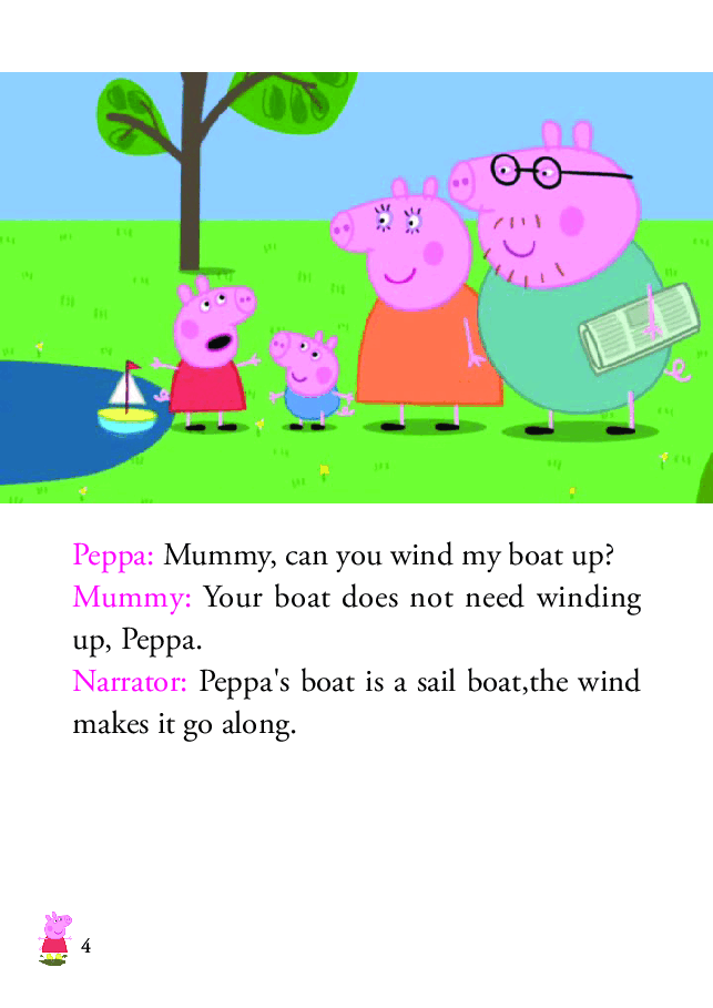 粉红猪小妹第2季53本自制绘本S2-11 The Boat Pond.pdf,第4页预览
