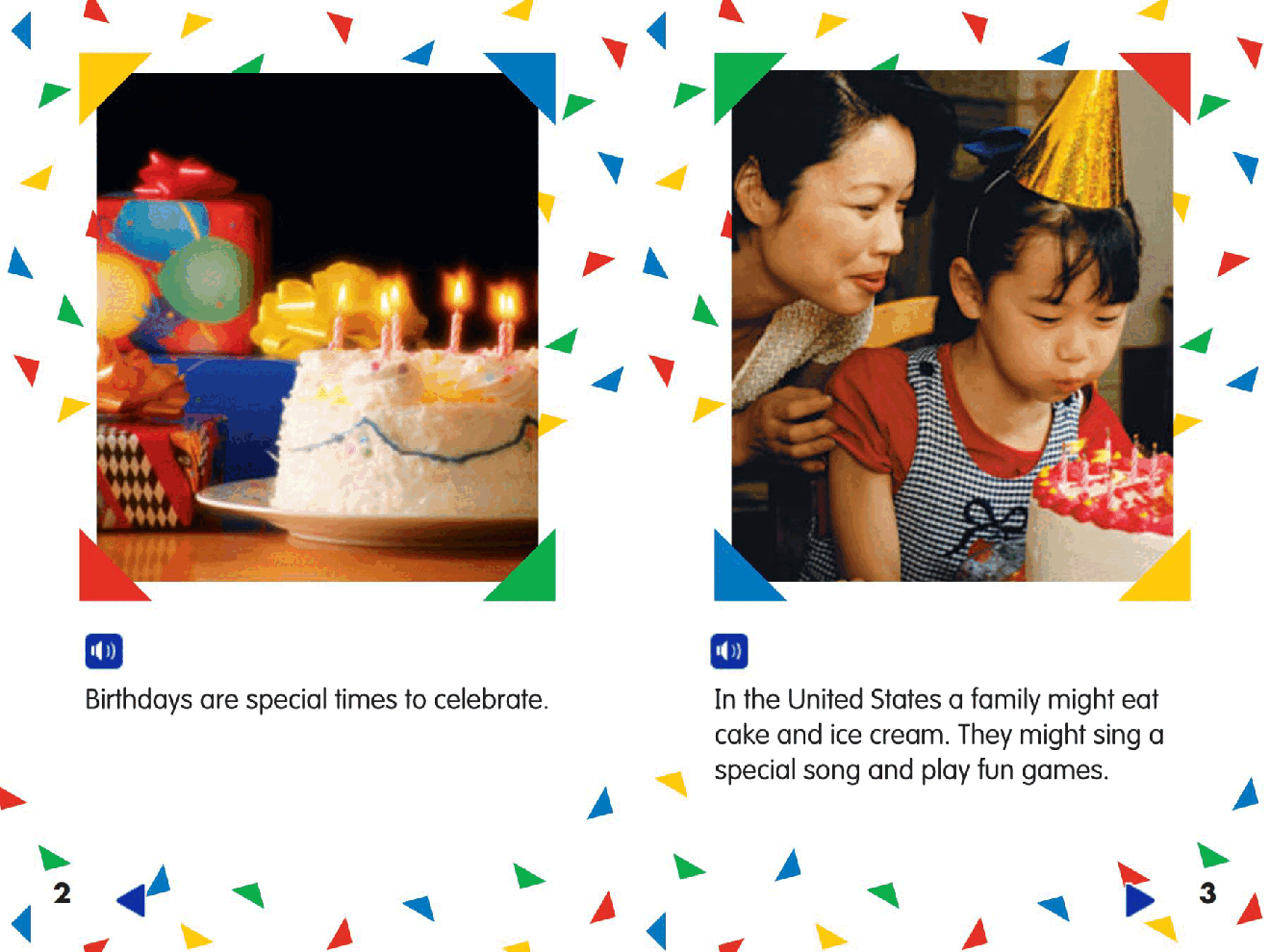 Pearson 0-6岁低幼读物Birthday Celebrations.pdf，第3页预览