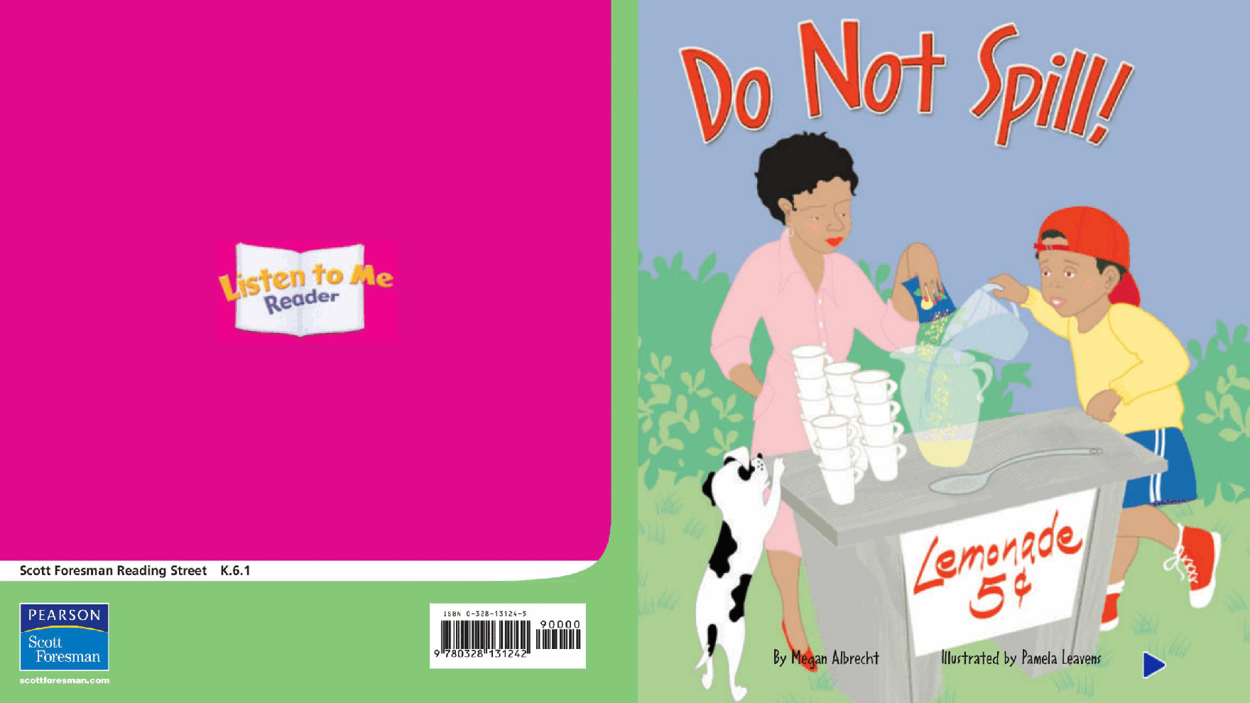 Pearson 0-6岁低幼读物Do Not Spill!.pdf，第1页预览