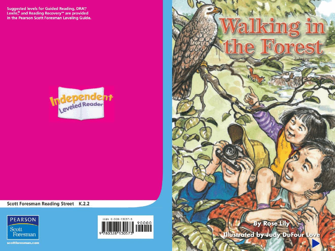 Pearson 0-6岁低幼读物Walking in the Forest.pdf,第1页预览