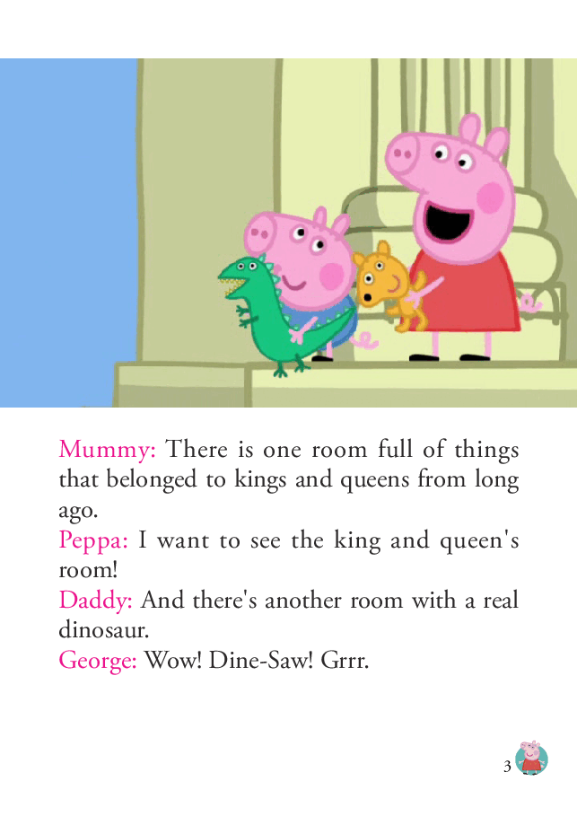粉红猪小妹第1季52本自制绘本S1-39_The_Museum.pdf,第3页预览