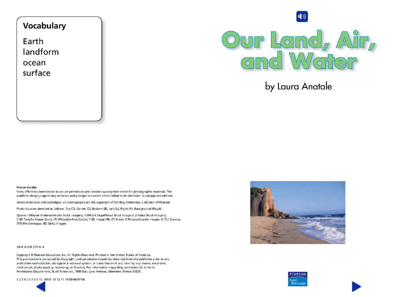Pearson 0-6岁低幼读物Our Land, Air, and Water.pdf,第2页预览